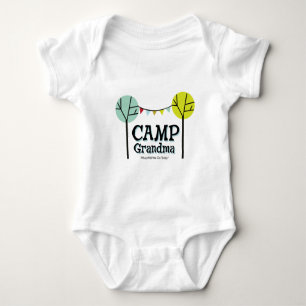 Camp Grandma Penants Baby Bodysuit