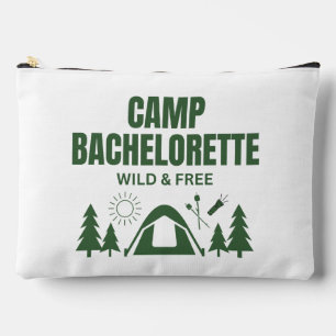 Camp Hair Don't Care Green Print Cut Sew Bag