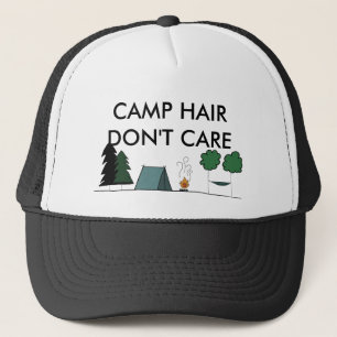 Camp Hair Don't Care Trucker Hat