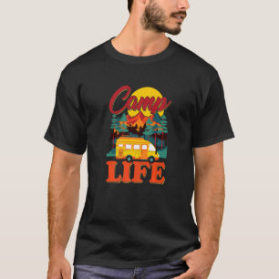 Camp Life Camp Caravan Campers Outfit Camping T-Shirt