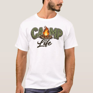 Camp Life Feels Right - Men’s T-Shirt USA