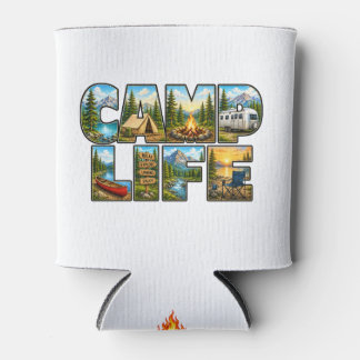 Camp Life Mug Can Cooler