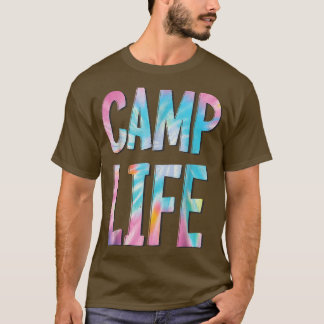 Camp Life TieDie Summer Top for Girls Summer Camp 