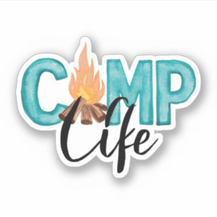 Camp Life Vinyl Sticker