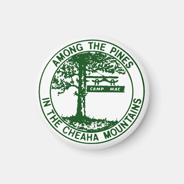 Camp Mac Magnet (Camp Logo) (Front)