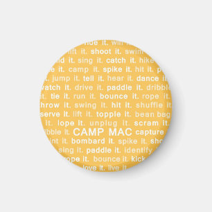 Camp Mac Magnet (Yellow Do It)