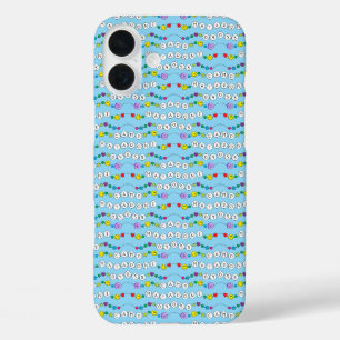 Camp Mataponi Friendship Bracelet Flip Flops iPhone 16 Plus Case