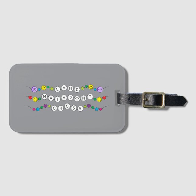 Camp Mataponi Luggage Tag (Front Horizontal)