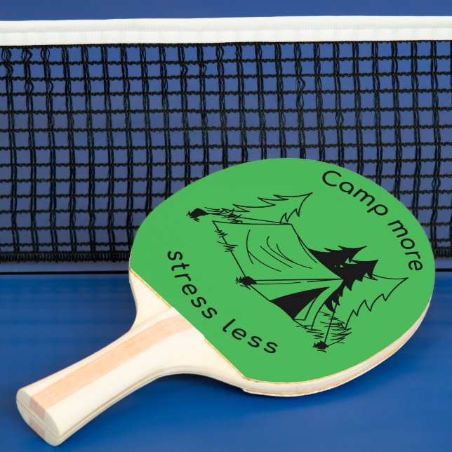 Camp more stress less  ping pong paddle (Insitu)