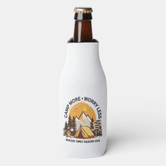 Camp More Worry Less Camp Bottle Cooler
