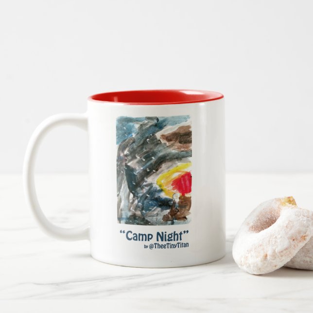"Camp Night" Mug (With Donut)