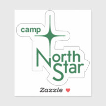 Camp North Star summer camp sticker - Meatballs