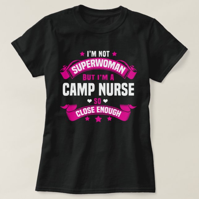 Camp Nurse T-Shirt (Design Front)