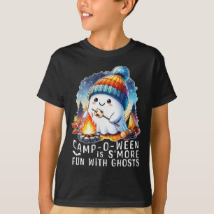 Camp-O-Ween is S'More Fun with Ghosts Halloween T-Shirt