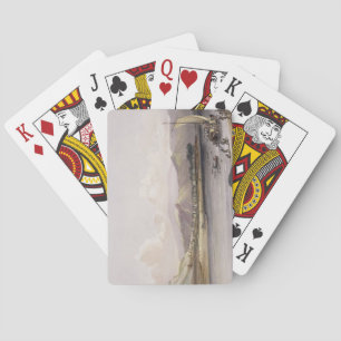 Camp of the Gros Ventres of the Prairies on the Up Playing Cards
