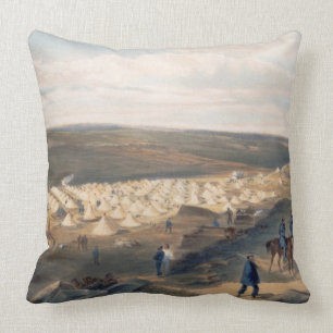 Camp of the Naval Brigade, plate from 'The Seat of Cushion