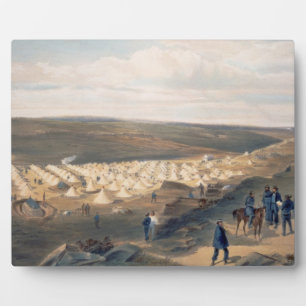 Camp of the Naval Brigade, plate from 'The Seat of Plaque