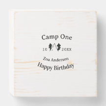 Camp one happy birthday name date campingadventure