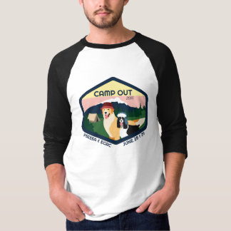 Camp Out 2025 Baseball Tee