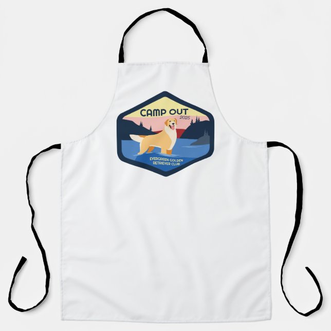Camp Out 2025 Golden Apron (Front)