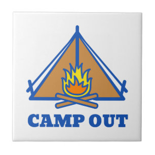Camp out ceramic tile