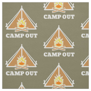 Camp out fabric