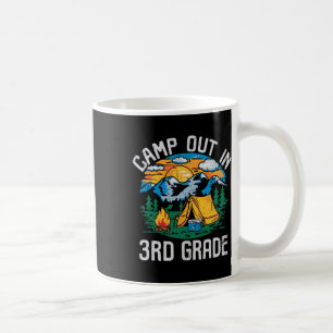 Camp Out In 3rd Grade Funny Camping Nature Back To Coffee Mug