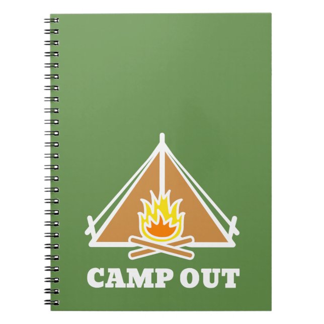 Camp out notebook (Front)
