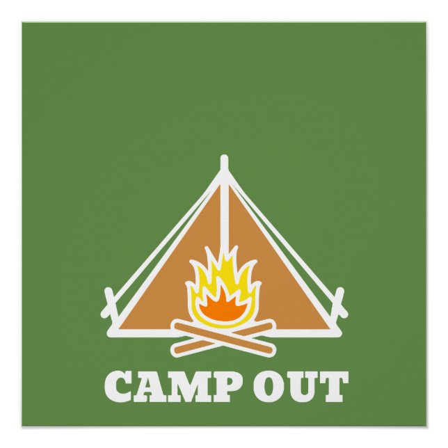 Camp out poster (Front)