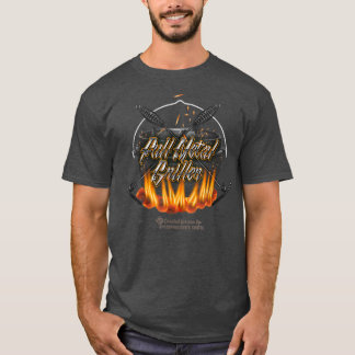 Camp Oven Design Full Metal Griller Dutch Oven  T-Shirt