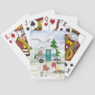 Camp playing cards