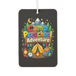 Camp Preschool Adventure Back to School First Day Car Air Freshener