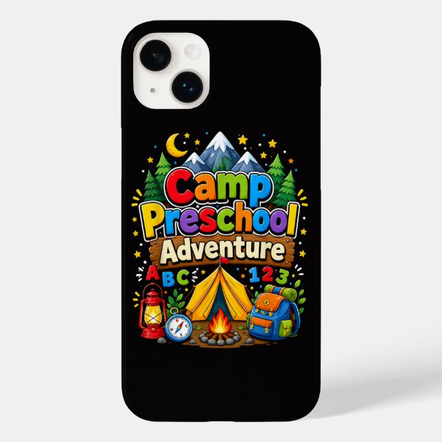 Camp Preschool Adventure Back to School First Day Case-Mate iPhone Case (Back)