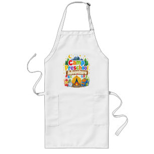 Camp Preschool Adventure Back to School First Day Long Apron