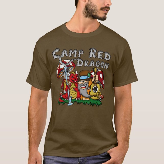 Camp Red Dragon 2025 B.A.T. Brown D/S T-Shirt (Front)