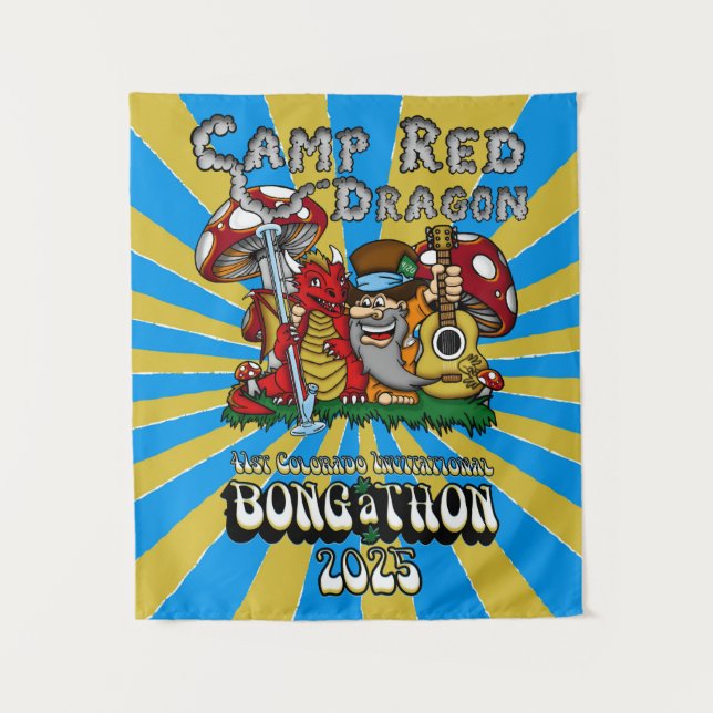 Camp Red Dragon 2025 B.A.T. Tapestry  (Front)