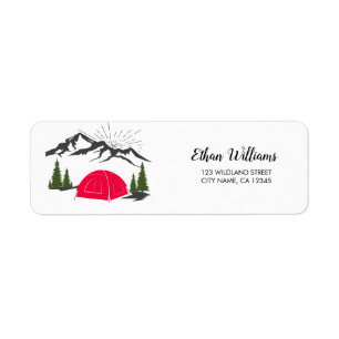 Camp Return Address Label