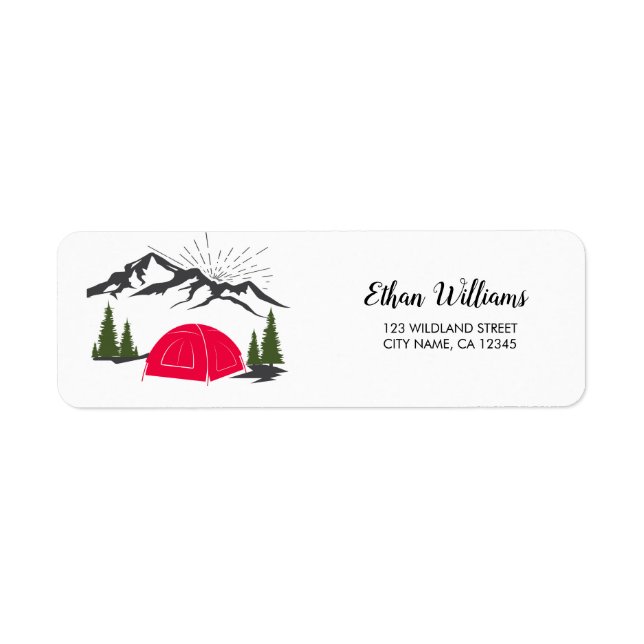 Camp Return Address Label (Front)