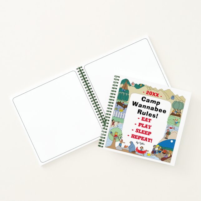 Camp Road Trip  Notebook (Inside)