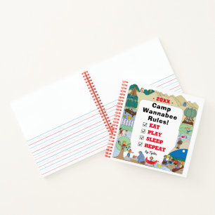 Camp Road Trip Sketchbook Notebook