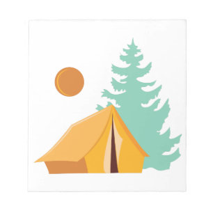 Camp Scene Notepad