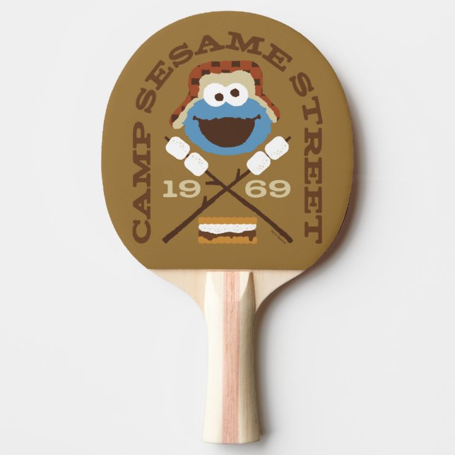Camp Sesame Street 1969 Ping Pong Paddle (Front)