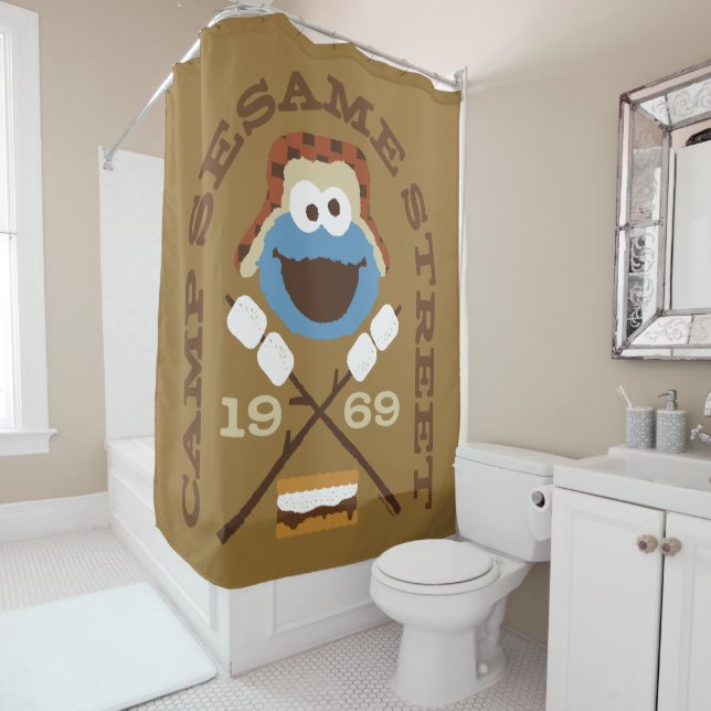 Camp Sesame Street 1969 Shower Curtain (In Situ)