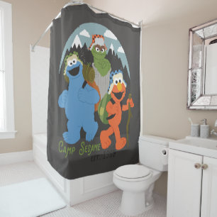 Camp Sesame Street EST. 1969 Shower Curtain