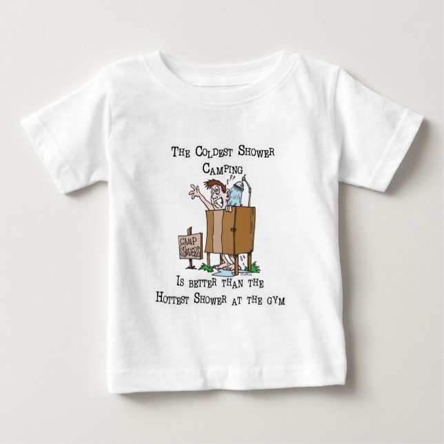 Camp Shower Baby T-Shirt (Front)