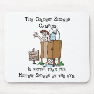 Camp Shower Mouse Pad
