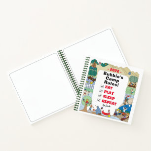 Camp  Sketchbook Notebook