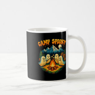 Camp Spooky Summerween Summer Halloween Cute Ghost Coffee Mug
