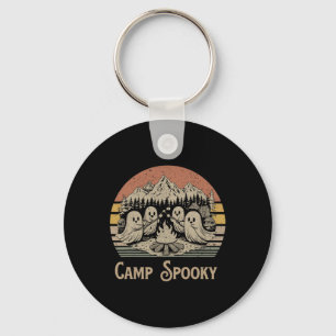 Camp Spooky Summerween Summer Halloween Cute Ghost Key Ring