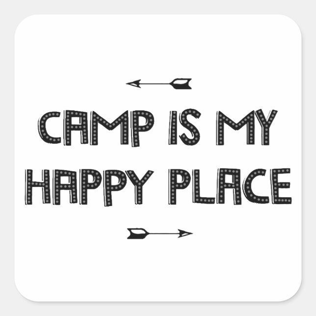 Camp Square Sticker (Front)